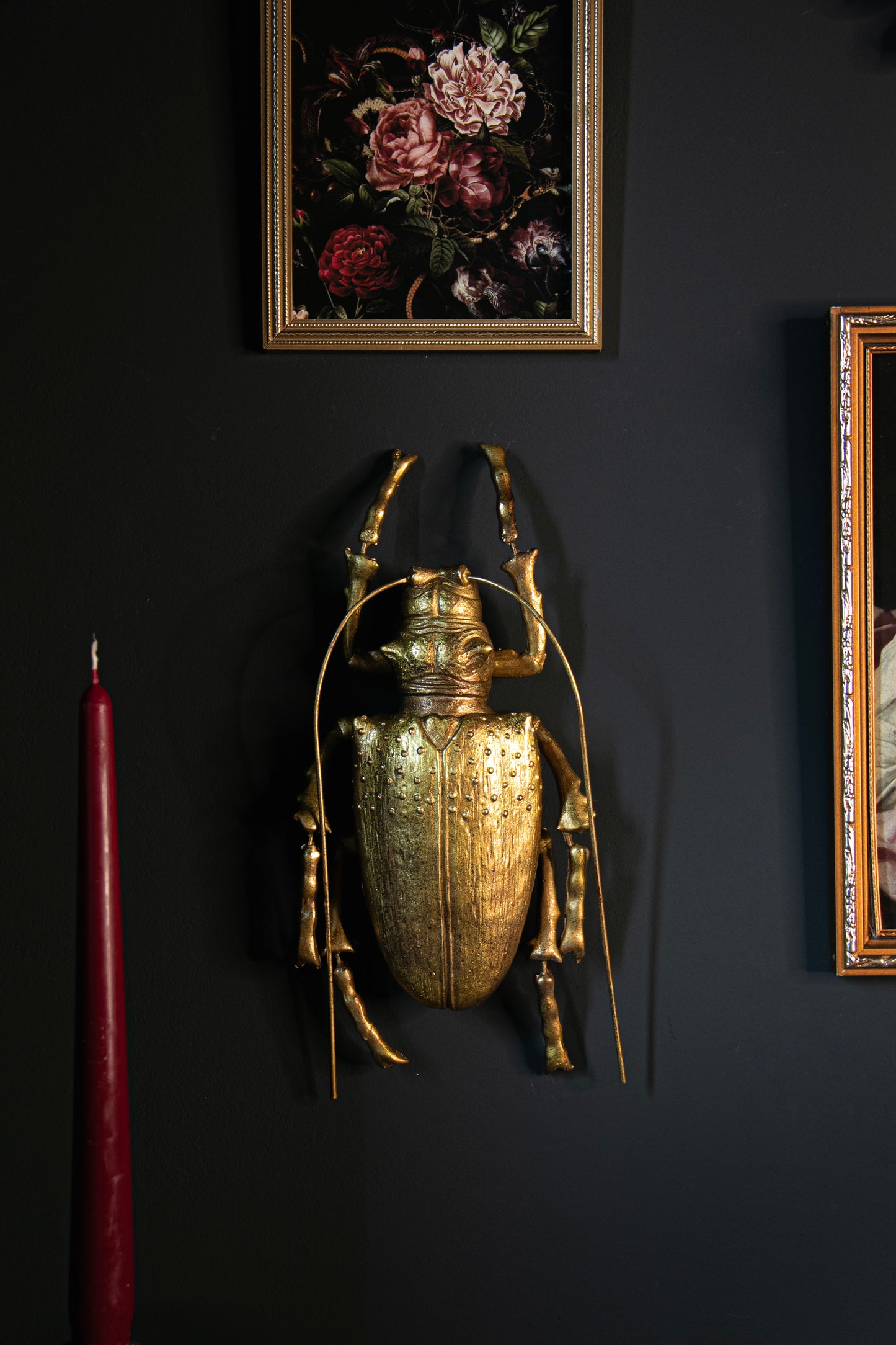 Gold Beetle Wall Hanging - no.3