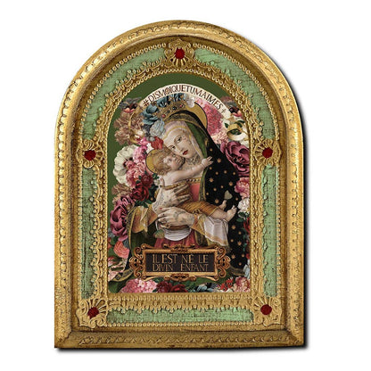 The Divine Child Gilded Tablet
