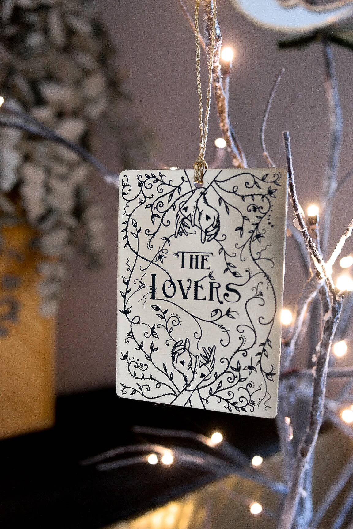 'The Lovers' Tarot Ornament