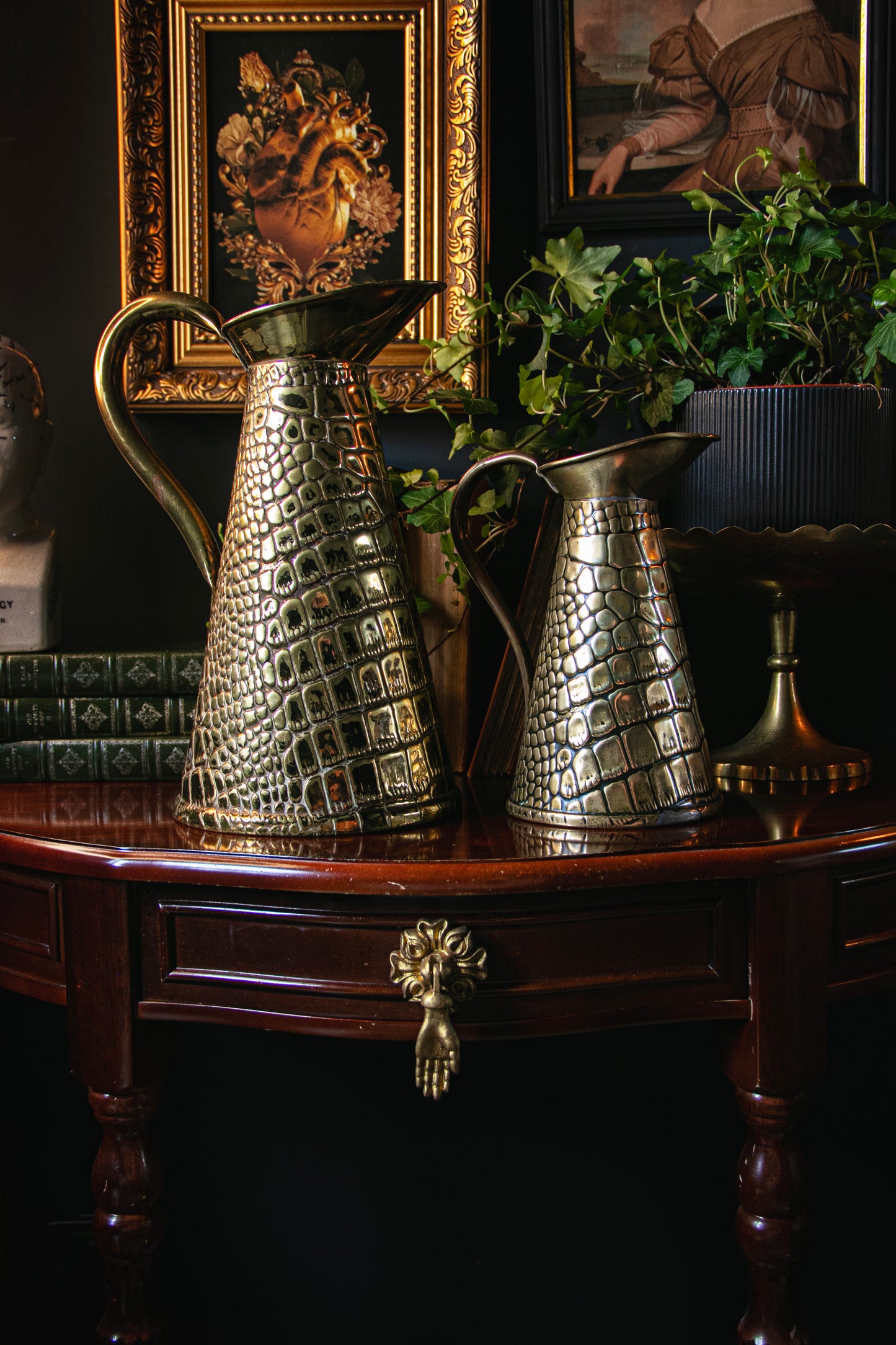 Brass Reptile Jugs | Pre-Loved