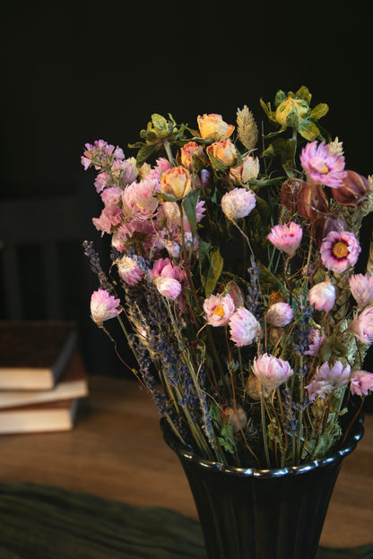 Wildflower Dried Bouquet - Pretty in Pink