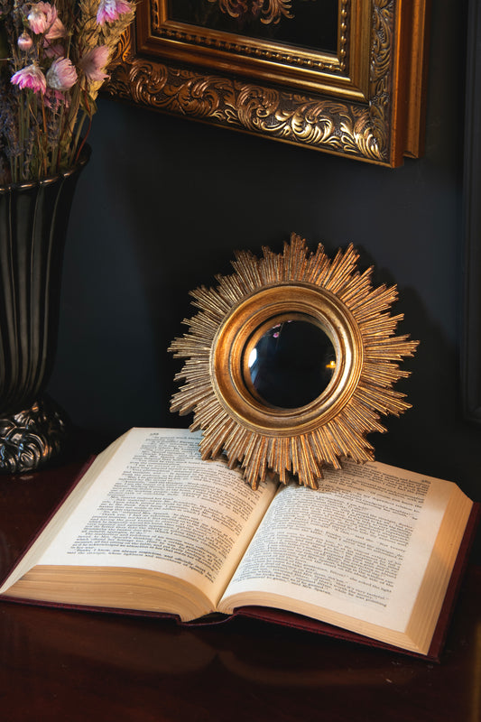 Ornate Gold Convex Mirror No.5