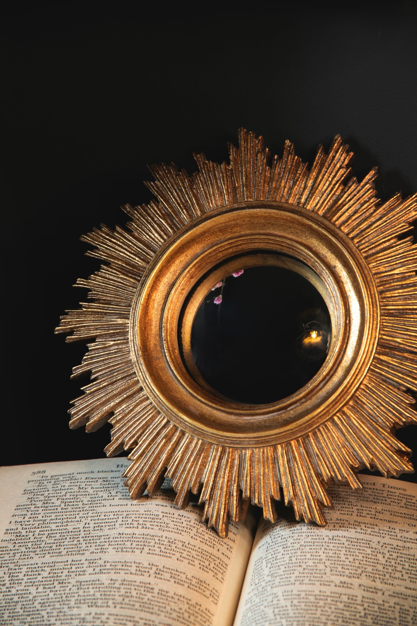 Ornate Gold Convex Mirror No.5