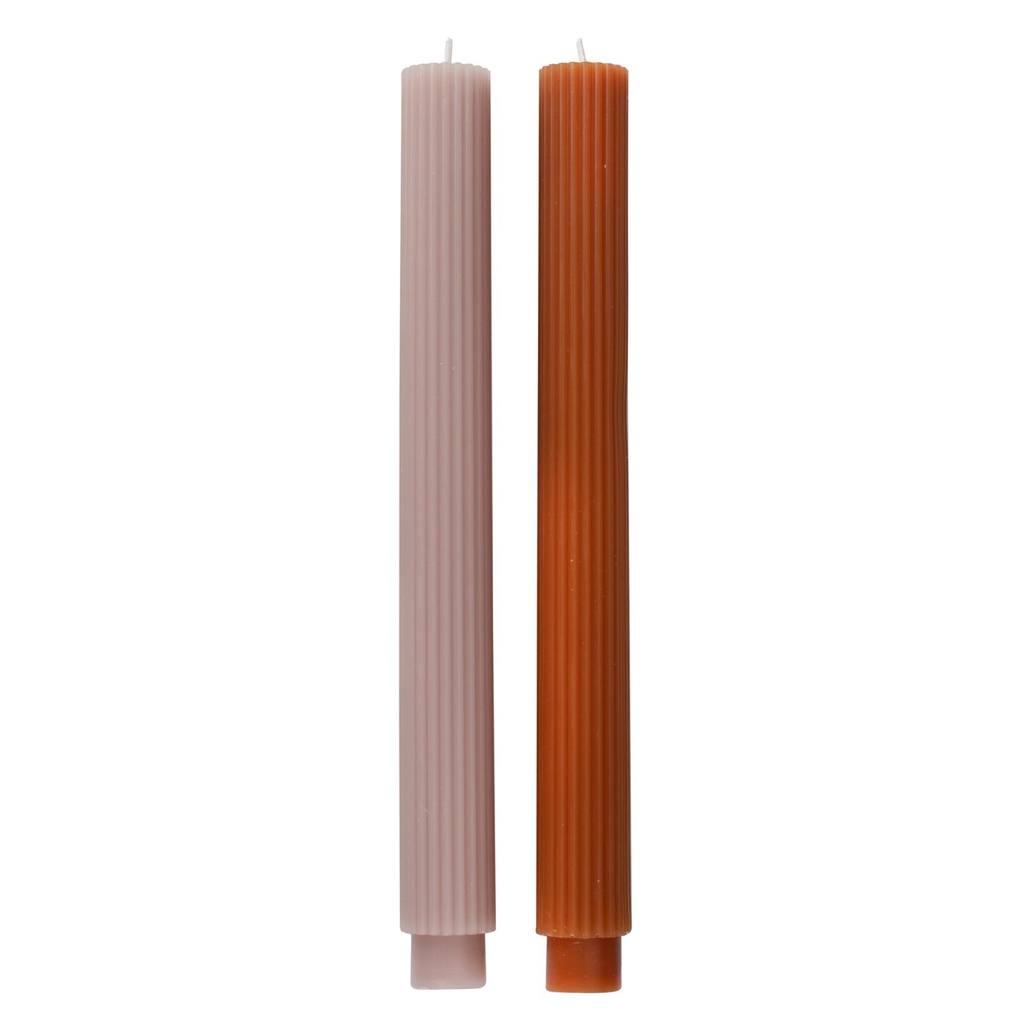 Copper Ribbed Candles