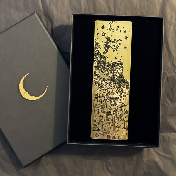 Witchy Bookmark Snake and lion Carbon Row