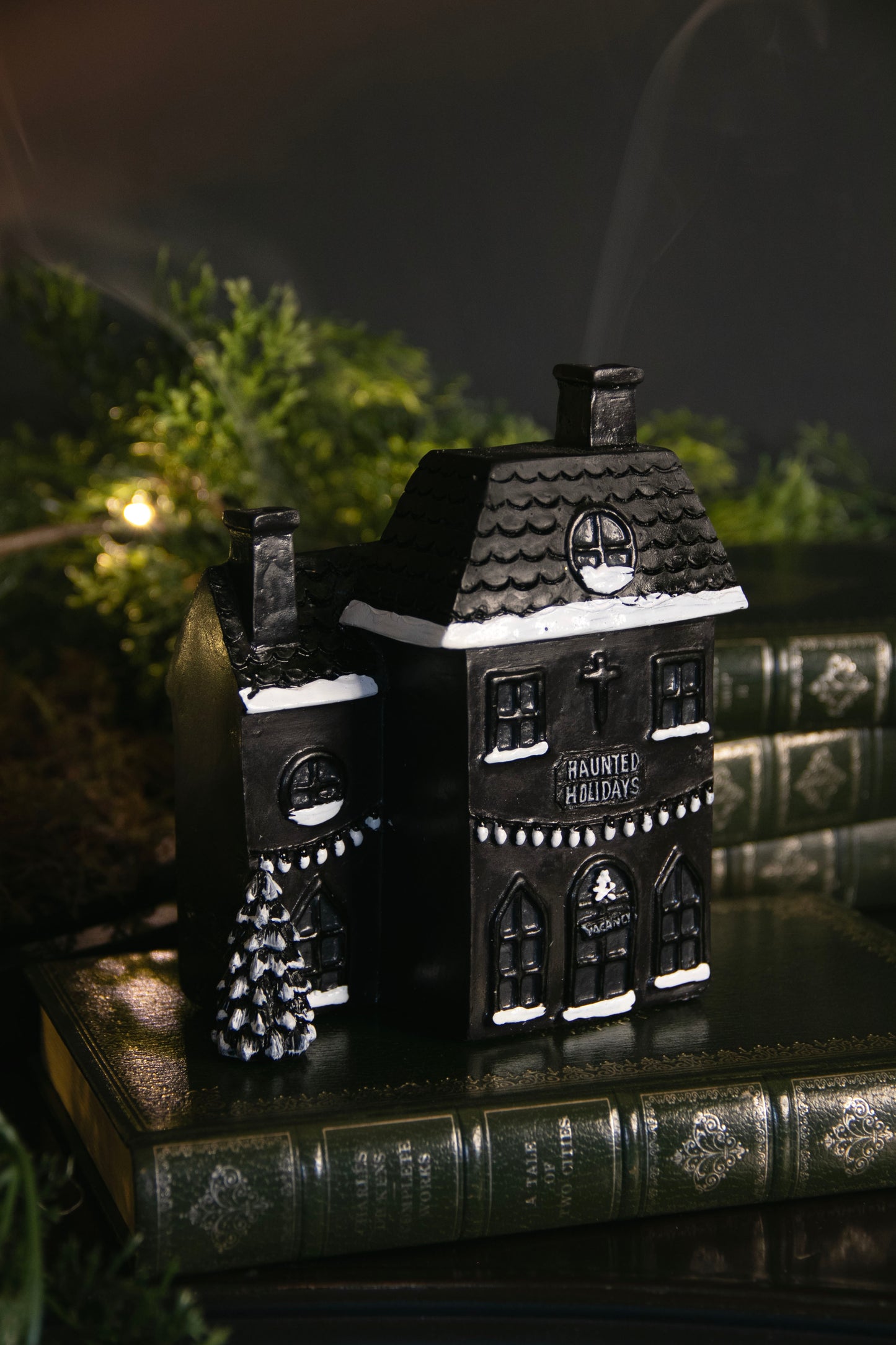 Haunted House Incense Cone Burner