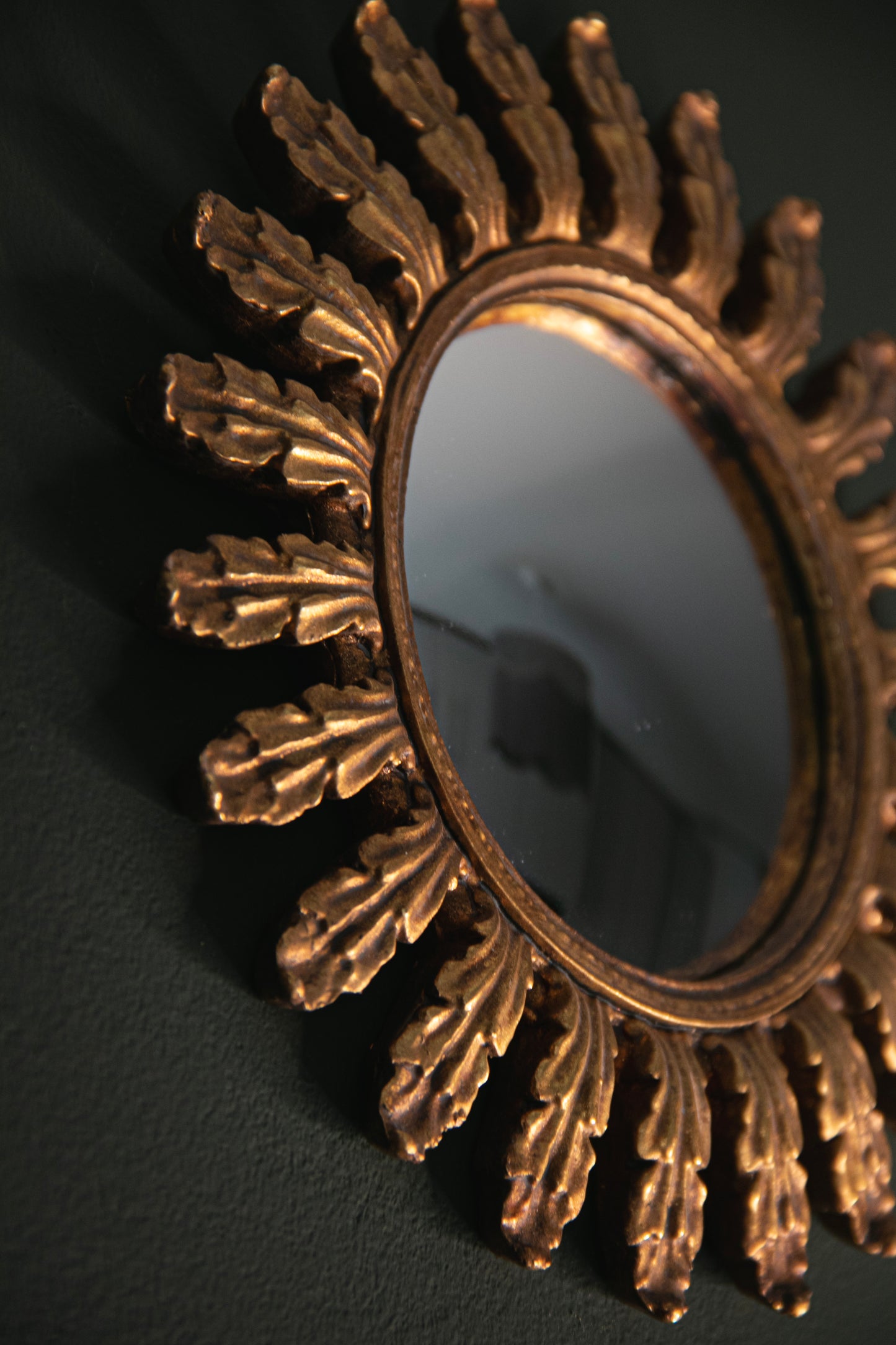 Ornate Gold Convex Mirror No.3