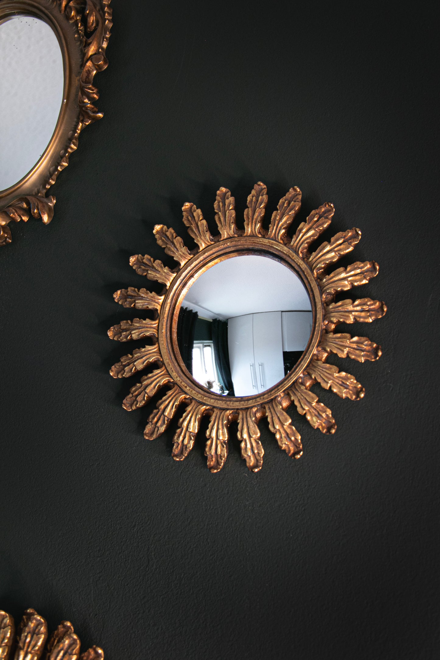 Ornate Gold Convex Mirror No.3