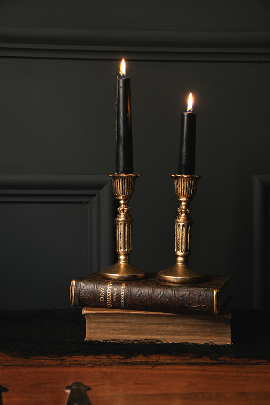 Pillar Candle Holders - Pair
