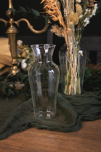 Fluted Glass Posy Vase