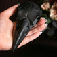 Ornamental Raven Mirror - Matte Black