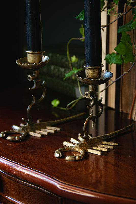 Scorpion Candlestick Pair | Pre-Loved