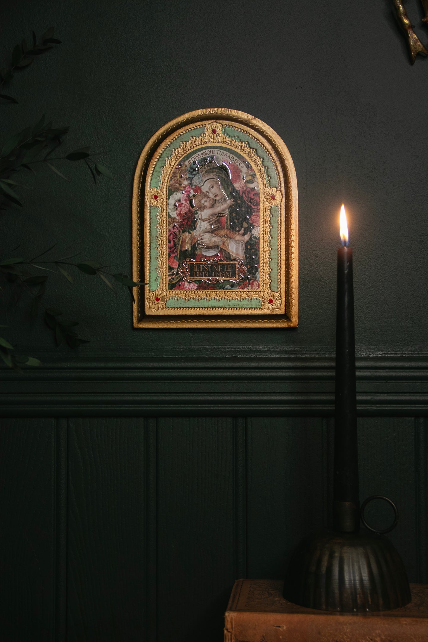 The Divine Child Gilded Tablet