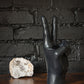 Black Peace Hand Ornament & Vase