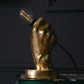 Gold Hand Table Lamp