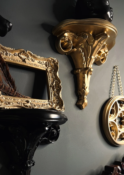 Baroque Gothic Sconce in Gold by The Blackened Teeth