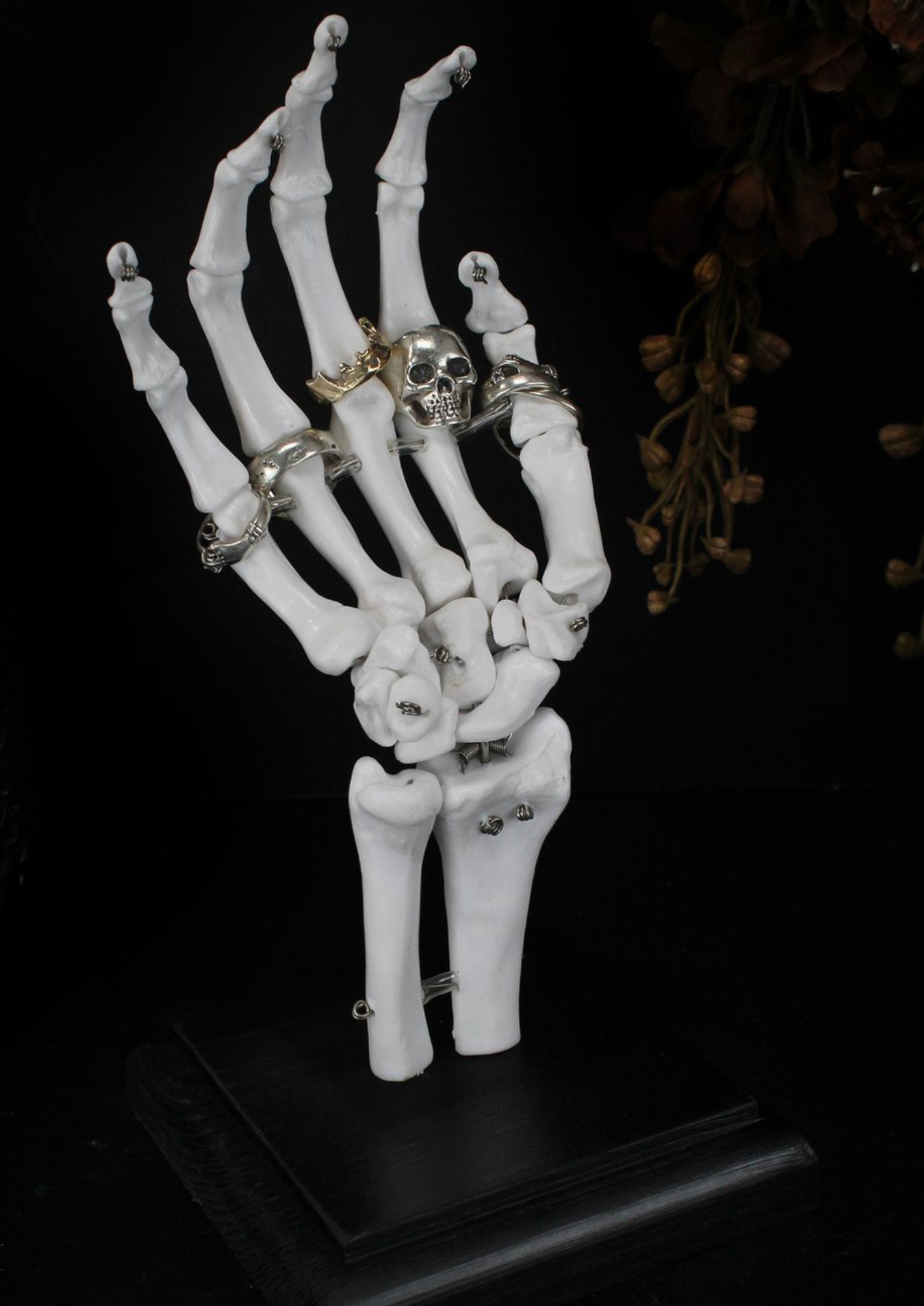 Skeleton Hand Jewellery Stand by The Blackened Teeth