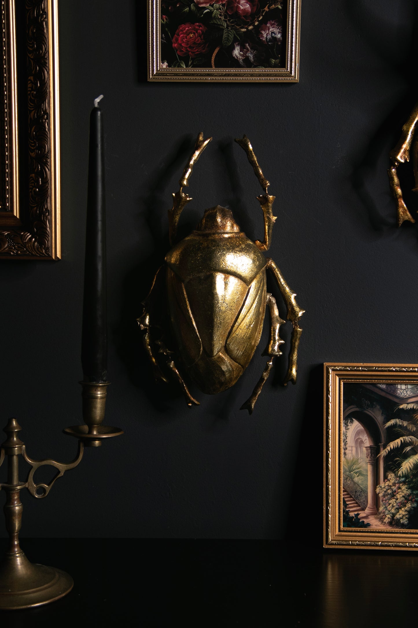 Gold Beetle Wall Hanging - no.1