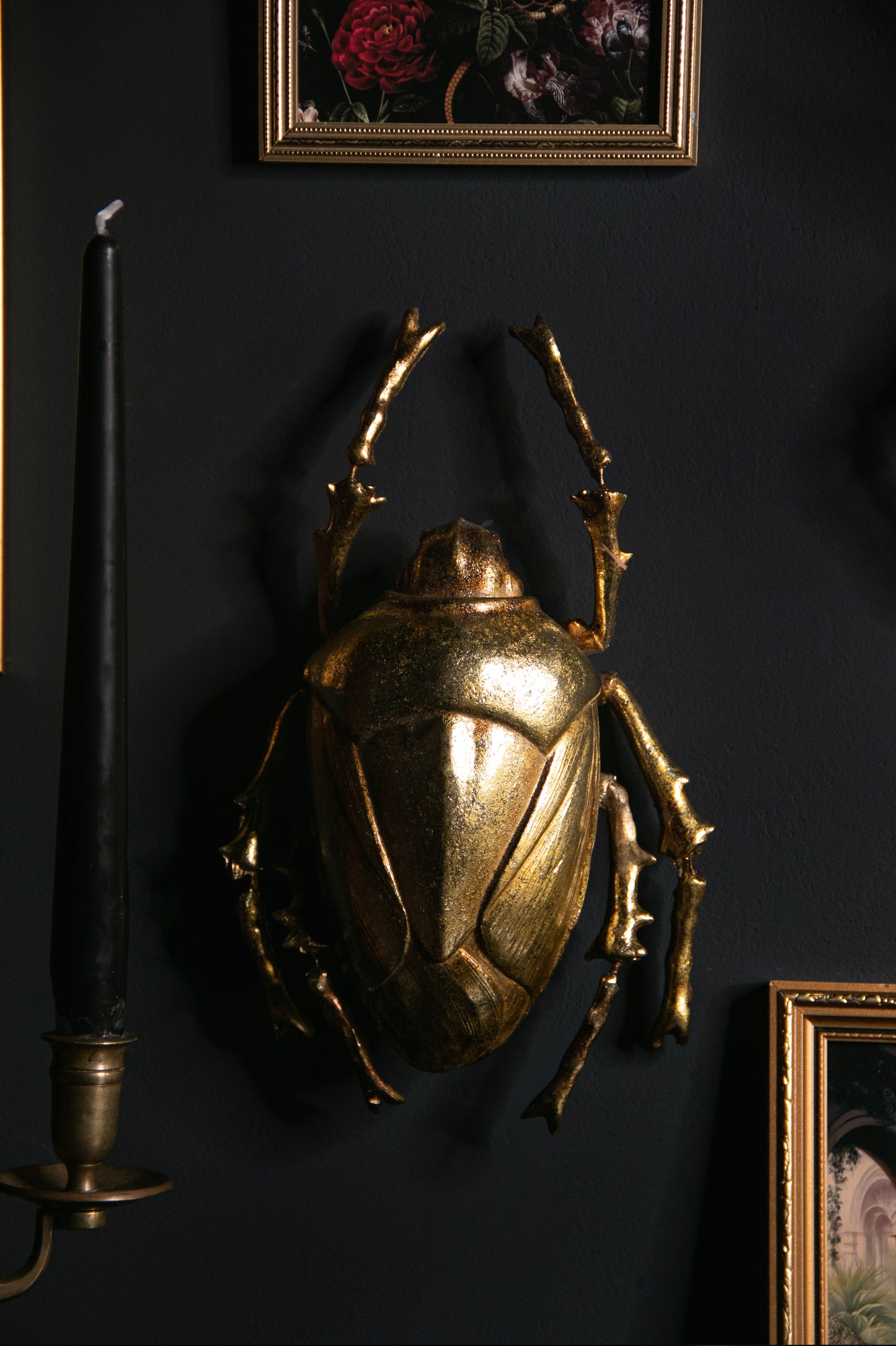 Gold Beetle Wall Hanging - no.1