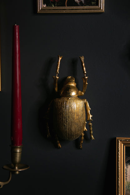 Gold Beetle Wall Hanging - no.2