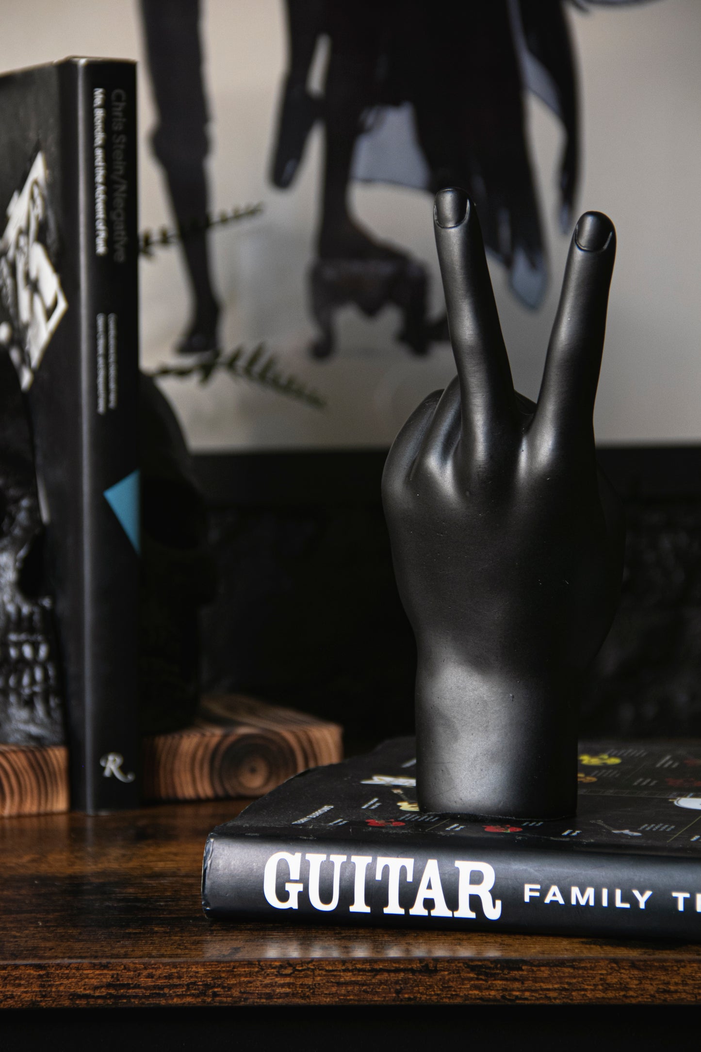 Black Peace Hand Ornament