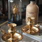 Vintage Brass Pair of Chambersticks | Pre-Loved
