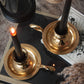 Vintage Brass Pair of Chambersticks | Pre-Loved