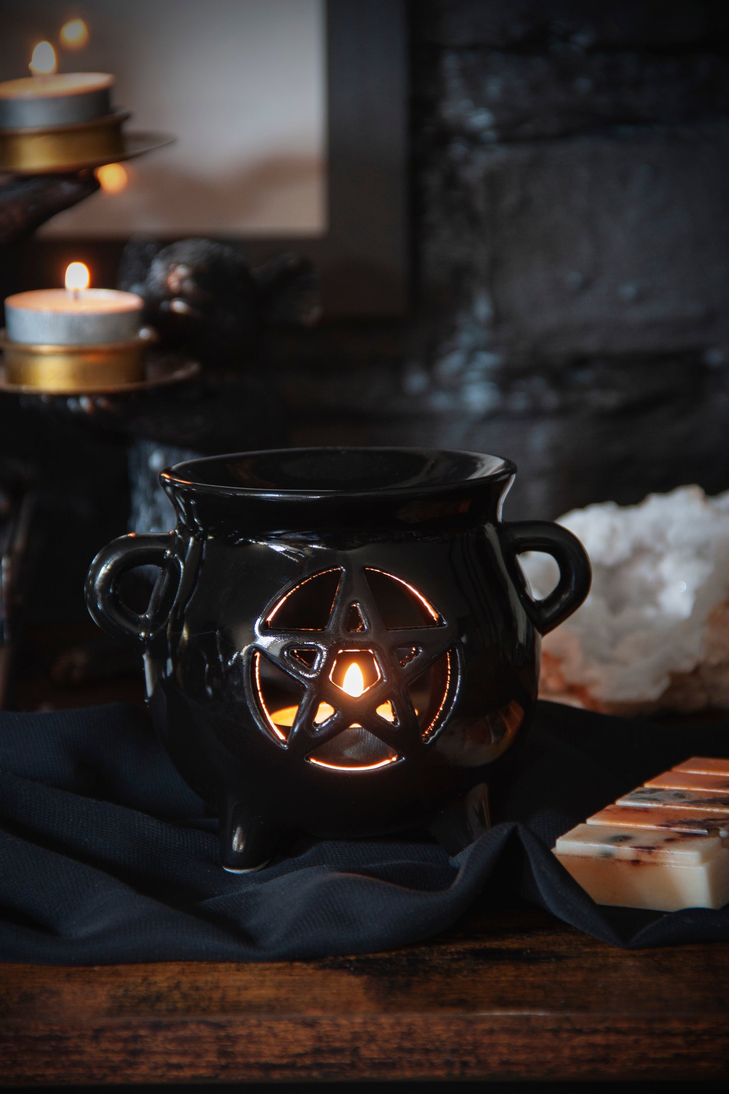 Pentagram Cauldron Wax Melter/Oil Burner