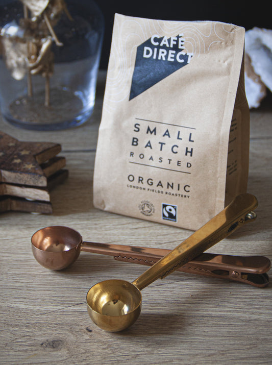 Stainless Steel Coffee Scoop & Bag Clip