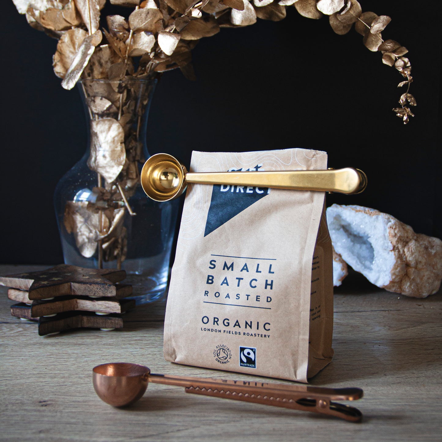 Stainless Steel Coffee Scoop & Bag Clip