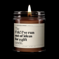 The F*ck! I've run out of ideas for a gift Candle
