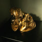 Gold Hippo Table Lamp