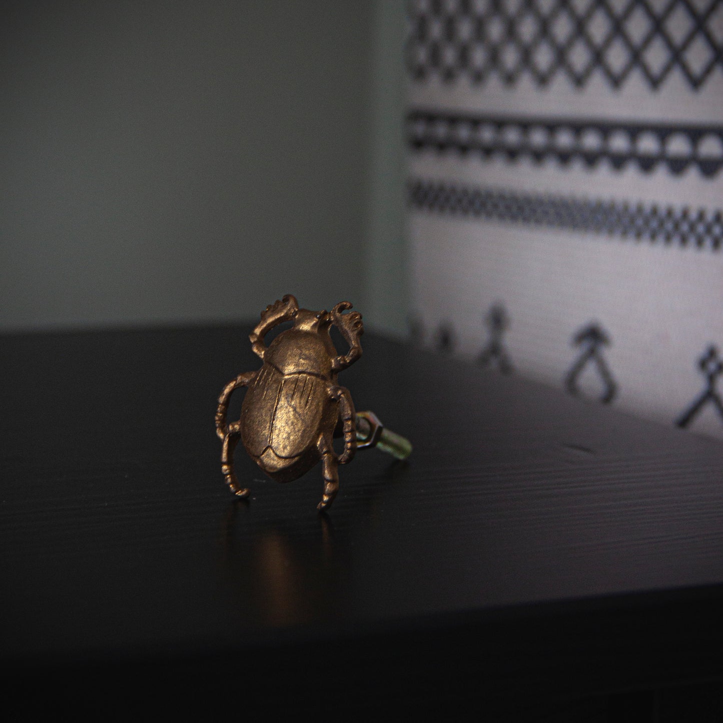 Scarab Beetle Drawer Knob
