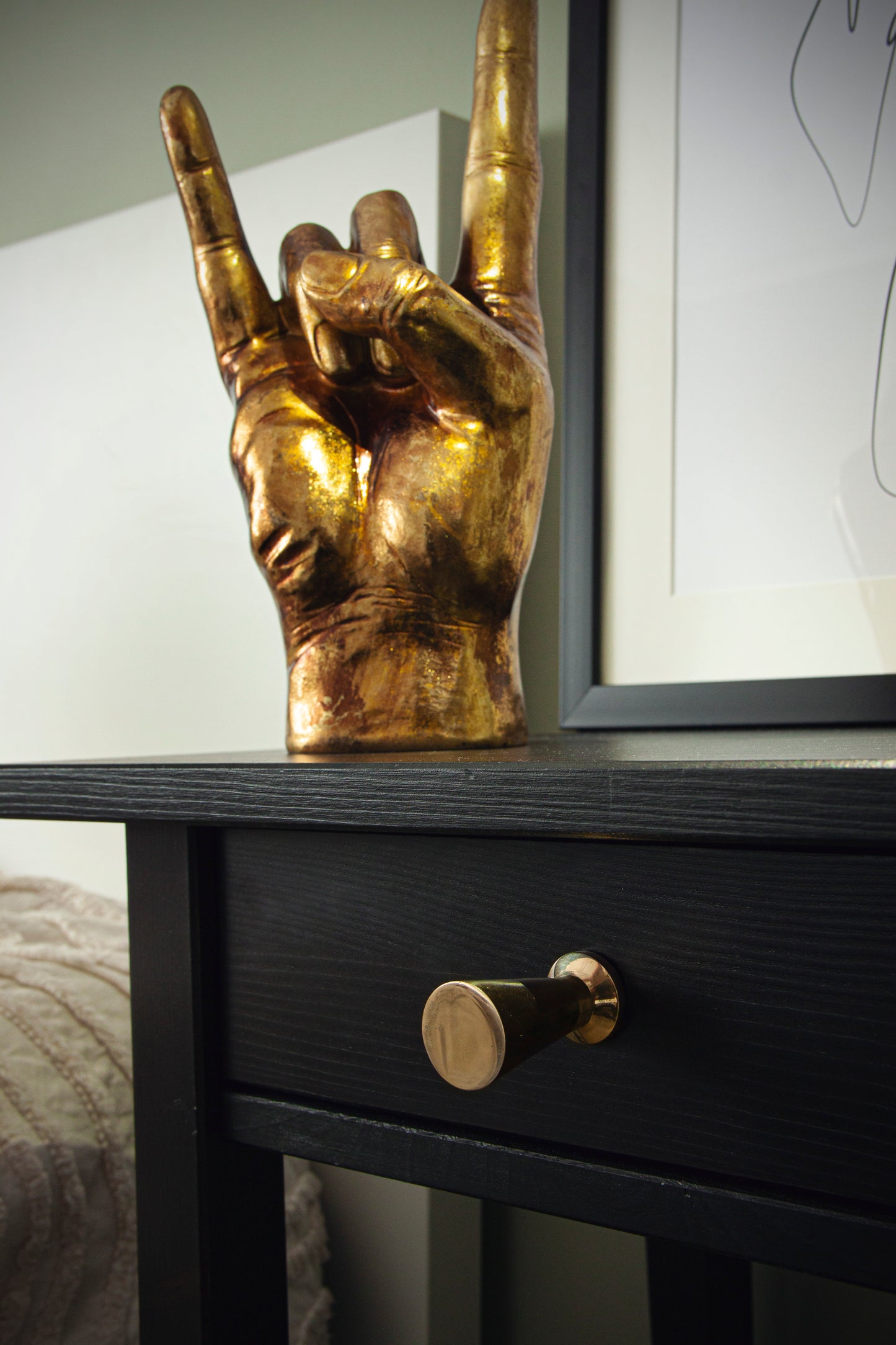 Brass Conical Drawer Knob