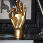 Gold 'OK' Hand Ornament  - Stock Due December 2023
