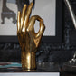 Gold 'OK' Hand Ornament  - Stock Due December 2023