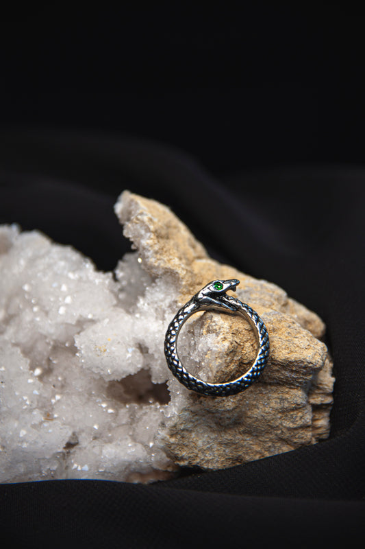 The Ouroboros Snake Ring