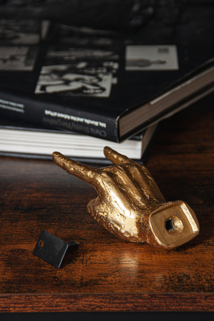Rock On Wall Hand