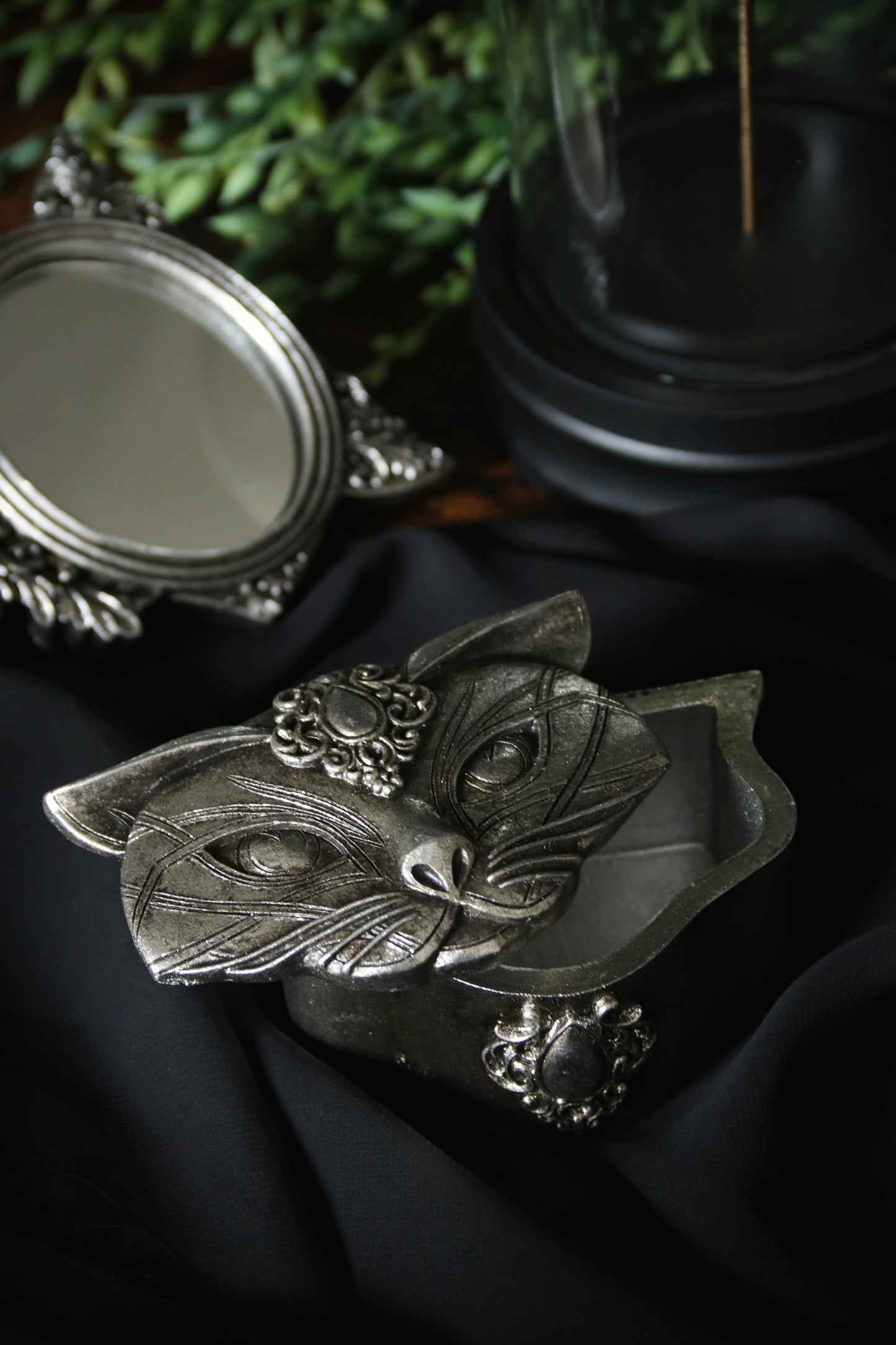 Sacred Cat Trinket Box